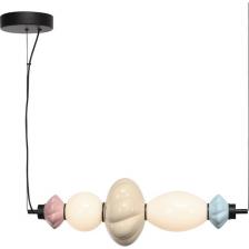 Подвесной светильник ST Luce Florentini SL6134.423.01 черный/синий, желтый, розовый, опаловый LED 1*18W 3000K