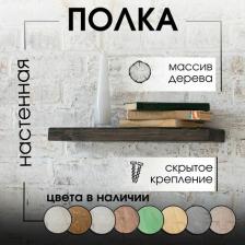 Полка настенная прямая 40х15х3см