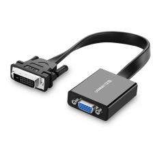 Адаптер UGREEN DVI-D to VGA Active Converter, черный MM108 40259_