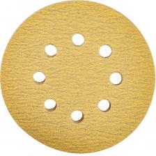 Шлифовальные диски Диск шлифовальный AP33M (100 шт/уп; 125 мм; 8 отверстий; Р120) Hanko AP33M.125.8.0120