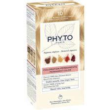 PHYTO Крем-краска для волос тон 10 (экстра-светлый блонд), 50/50/12