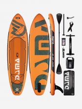 Надувная двухслойная SUP-доска DAMA ADVENTURE SERIES, 10'6" 320*81*15 см, сапборд, Оранжевый