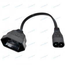 IEC320 C8 Штекерный в Европу Schoko CEE7/16 розетка удлинитель питания кабель для PDU UPS *