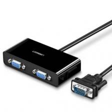 Разветвитель UGREEN 1*2 VGA splitter, черный 20918_
