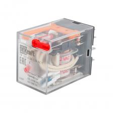 Промежуточное реле DEKraft 4 контакта, с led индикацией и test функцией, 3а, 12в ac, пр-102 23819DEK