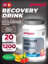 Восстановление SPONSER RECOVERY DRINK 1200 г, Клубника-банан