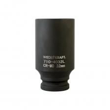 Ударная глубокая шестигранная торцевая головка Головка торцевая ударная глубокая 6-гранная (32 мм; 1/2DR) WIEDERKRAFT WDK-710-4032L