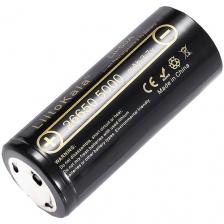 Аккумулятор литиевый с выпуклым контактом / LiitoKala Lii-50A 26650 для фонарика, техники, самокатов, шуруповерта / Li-Ion 26650