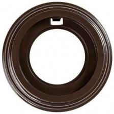 BF1-610-22 Bironi рамка электроустановочная 1 постовая, пластик, цвет коричневый