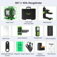 Huepar 4D 16 линий лазерный уровень зеленый луч