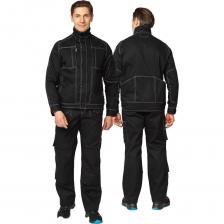 Костюм мужской «Викинг» — это модель летних костюмов сегмента премиум, которая одинаково подходит как для работы, так и для повседневной жизни. Премиальная ткань с высокими гигиеническими показателями, из которой сшит костюм, устойчива к истиранию, выгоранию, хорошо держит форму и проста в уходе, защищает от воздействия атмосферных осадков, исключает охлаждение, перегрев работника, а также гарантирует защиту от механических повреждений, вредных производственных факторов и исключает проникновение грязи, пыли. Куртка: прямого силуэта с удлиненной спинкой, застегивается на молнию с ветрозащитной планкой на кнопках. Низ куртки и манжеты регулируются по объему с помощью пат на контактной ленте. Вентиляционные отверстия под проймами обеспечивают воздухообмен. Брюки: прямого силуэта с застёжкой гульфика на молнию, пояс с шлёвками для ношения ремня, спереди одна из шлёвок дополнительно оборудована полукольцом, отлётные наколенники с карманами для амортизационных накладок. Карманы. Куртка: верхние карманы на молнии; нижние карманы на молнии. Два кармана увеличенного размера на спине. Один карман на молнии на левом рукаве. Внутренний накладной карман. Брюки: передние навесные трехслойные карманы могут убираться в боковые накладные карманы. На уровне бёдер расположены сложные многофункциональные накладные карманы с отделением для телефона и различных инструментов. Накладные задние карманы.