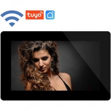 Novicam FREEDOM 7 FHD WIFI предназначен для организации домофонной аудио и видео системы совместно с 4-х проводными вызывными панелями. Главной особенностью данного монитора является возможность подключения его к сети интернет для переадресации вызова на смартфон. При желании через мобильное приложение можно посмотреть видео с входной зоны, начать разговор с гостем, открыть замок или ворота. Монитор поддерживает 2 вызывные панели c разрешением видеокамеры до 2 Мп. Сенсорный 7" IPS дисплей дает красочное изображение. К монитору можно подключить до 5 дополнительных мониторов и до 3 аудиотрубок VOICE. При этом можно общаться в пределах одной системы и переадресовывать вызов с внешней панели на другой монитор. Кроме этого, видеодомофон может использоваться в качестве устройства видеонаблюдения и охраны. Для этого к нему могут быть подключены 2 видеокамеры и 2 датчика, при сработке которых активируются запись фото/видео и звуковая тревога. Для активации записи потребуется MicroSD карта памяти емкостью до 128 Гб. Запись видео может осуществляться по детектору движения, вручную или при нажатии кнопки на вызывной панели. Монитор полностью адаптирован для работы с подъездными многоквартирными системами типа Vizit, Cyfral, Eltis, Метаком, Сейф-Сервис, Даксис, Proel, Laskomex, Keyman-Polylock и Маршал-Raikmann через соответствующий модуль сопряжения с поддержкой сигнала HOOK.