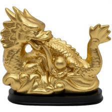 Статуэтка "Дракон" цвет золото 19х9х16 см Garda Decor TB1619