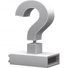 Светодиодный символ ? ABCMIX магнитное соединение, 100 мм ABCMIX-?-100-magnetic