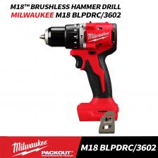 Milwaukee M18 компактная бесщеточная ударная дрель