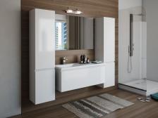 Тумба с раковиной подвесной 1 ящик Эстет Dallas Luxe 140 L