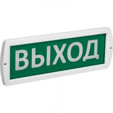 Оповещатель охранно-пожарный световой Т 220 "Выход" 220В IP52 IEK, цена за 1 шт