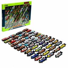 Машинки металлические «Гоночные», набор 50 шт.