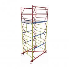 Стальные передвижные вышки – это мобильные и надежные конструкции для выполнения строительных, монтажных и отделочных работ на высоте.Материал: высококачественная сталь с антикоррозийным покрытием. Благодаря прочной стальной конструкции и колесной базе они обеспечивают устойчивость, удобство перемещения и безопасность рабочих.Область применения:Строительство и ремонт – кладка, штукатурка, покраскаМонтажные работы – установка кондиционеров, рекламных конструкцийПромышленность – обслуживание цехов, складов, коммуникацийСобытия – монтаж сцены, освещения, декорацийВнимание! Фотография носит иллюстративный характер, реальные параметры указаны в технических характеристиках.