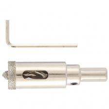 Сверло копьевидное, алмазное, универсальное сверло по керамике и стеклу matrix 726203 20 x 67 мм 1 шт.