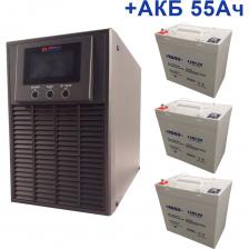 ИБП Monolith E1000LT-36V по своим характеристикам аналогичен ИБП Monolith E1000LT, но имеет номинальное напряжение цепи постоянного тока 36 В. Поэтому для работы к нему необходимо подключить три батареи напряжением 12 В. Благодаря увеличенному току заряда 6 А время заряда батареи сокращено.В данный комплект входят три внешние аккумуляторные батареи AQQU 12ML55 (12В, 55Ач), а также все необходимые провода для подключения батарей.Вес одной батареи - 17,3 кг. Габариты одной батареи Д*Ш*В: 239*132*210ммДанные источники бесперебойного питания могут применяться, как для защиты IT- и телекоммуникационного оборудования, так и для обеспечения долговременной автономной работы компьютерных систем, котлов отопления и другой критичной нагрузки.