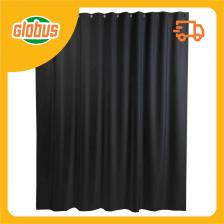 Штора для ванной Primanova Premium с утяжелителем цвет: черный