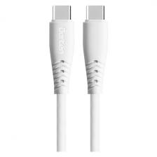 Кабель Dorten USB-C 60W/3A PD Soft-Touch Series 1.2м White