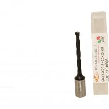 Сверло присадочное с твердосплавной напайкой. Применяется на сверлильно-присадочных станках, а также автоматических присадочных центрах с ЧПУ для сверления глухих отверстий.