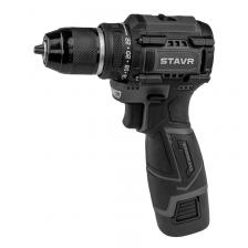 Дрель-шуруповерт аккумуляторная Ставр SDD 16BL-2K 4610264003714, 16V, BL мотор, 34/16 Нм (акб 2x2.0 Ач, зу стац, кейс)