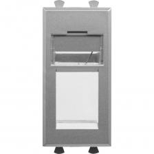 Адаптер со шторкой для Keystone. Предназначен для монтажа в систему кабельных коробов "In-liner Front" и систему организации рабочих мест "Sotto" (алюминиевые кабель-каналы, колонны, башенки и лючки) при помощи рамок-суппортов и каркасов "Avanti". Используется для монтажа интернет-розеток типа Keystone. Механизмы с возвратной защитной шторкой. Фиксация производится в подрозеточные коробки глубиной не менее 45 мм при помощи каркаса с лапками и саморезов. Совместим с модулями Keystone: RNK6AF90TL; RNK6AU180BK; RNK6AU180WH RNK6F90TL; RNK6U180BK; RNK6U180WH RNK5EF90TL; RNK5EU180BK; RNK5EU180WH.