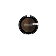 Тени для бровей RELOUIS PRO Brow Powder тон:03 DARK BROWN
