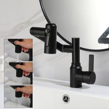 JIENI 360-поворотный смеситель для раковины в ванной комнате, цифровой дисплей, светодиодные смесители из нержавеющей стали, многофункциональные смесители для горячей и холодной воды