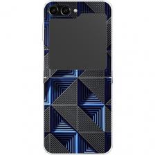 Чехол на Samsung Galaxy Z Flip 5 / Самсунг Галакси Зет Флип 5 с принтом IBM