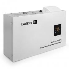 EXEGATE Стабилизатор напряжения Master Turbo AVS-10000 (10000ВА, 100-265В, цветной дисплей, 220В±8%, КПД 98%, 5 уровней защиты, задержка, усиленный метал.корпус, клем.колодка+еврор [EX291751RUS]