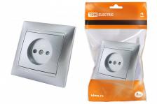 Tdm Розетка 2П 10А 250В с защитными шторками 1 шт