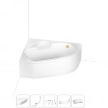 Акриловая ванна Bell Pro производится в размерах от 14095 до 170110 см с лево- и правосторонним разворотом, отлично подходит как для небольших помещений, так и для просторных ванных комнат. Диагональное расположение чаши позволяет эффективно использовать доступное пространство: одновременно иметь увеличенную длину купели для комфортного купания и оптимальный объем для принятия душа. Основа ванн из литьевого акрила — жесткий 4 мм лист полиметилметакрилата (ПММА), который помещают в вакуум-формовочное оборудование и под большим давлением заполняют матрицу будущей ванны. Для максимальной прочности конструкции по всему основанию купели закладывается усиленная плита ДСтП, а внешняя сторона покрывается смесью полимера с отвердителем и ровингом. После отверждения в ванне высверливают отверстия для слива-перелива. Сифон-автомат Useful Extras от Wellsee изготовлен из полипропилена высокой термической стойкости и прочности, неуязвим к воздействию агрессивных химических средств. Самоочищающаяся форма и изгибы сифона препятствуют скоплению грязи внутри обвязки и поддерживают высокую пропускную способность — 50 л/мин. Конструкция ванны предполагает установку на поперечные ножки или усиленный металлический каркас с максимальной нагрузкой до 500 кг и предусматривает дополнительную фиксацию к стене. Наличие регулировок на каждой ножке и распорках обеспечивает удобство установки на различных поверхностях.