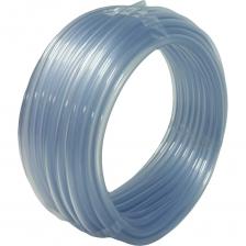 Трубка ПВХ прозрачная 8Х12 мм 100 метров предназначена для транспортировки жидкостей (питьевой воды, соков, и др.). Рабочая температура от -10 С до + 70 С. Рабочее давление -5 атмосферы. Трубка изготовлена из одного слоя пищевого пластифицированного поливинилхлоридного пластиката.