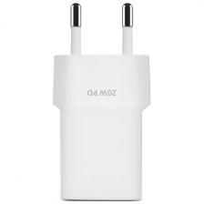 Сетевое зарядное устройство Ttec SmartCharger 20W PD Charger c кабелем USB-C - USB-C 3A, белый (2SCP01B)