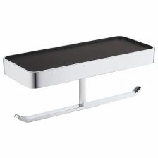 Держатель туалетной бумаги Wonzon & Woghand Lotte WW-8356A хром, с полкой