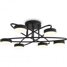 Люстра Freya Vortex FR6155CL-L36B. Мощность светильника: 36W. Ти цоколя: LED. Цветовая температура: 3000К. Основной цвет арматуры: Черный. Материал: Металл