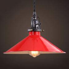 Красный Подвесной Светильник Loft Factory Filament Red От Lalume