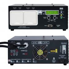 Инвертор (ИБП) используется для обеспечения резервного и бесперебойного электроснабжения. Функции инвертора: Отображение напряжений, токов, режимов работы и всех параметров на ЖК-экране Регулируемая четырёх-ступенчатая система заряда любых аккумуляторов, с термо-компенсацией Наличие байпаса (автоматическая трансляция 220 В) Дополнительные функции HYBRID: 1. Может осуществлять подкачку в сеть: синхронизироваться с сетью 220В (или с электрогенератором) и, при необходимости, не переключаться на генерацию 220В от АКБ, а добавлять энергию от АКБ к энергии от сети. 2. Может добавлять энергию от альтернативных источников энергии в домашнюю сеть. 3. Возможность продавать вырабатываемую энергию от альтернативных источников, в промышленную сеть.