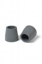 Набор усиленных наконечников для костылей, трости, усилен шайбой, 25 мм, 2 шт., серые