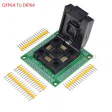 1 шт. QFP64/LQFP64/TQFP64 к Dip64 IC тестовый разъем адаптер/конвертер программатора для чипа Stm32 Atmega