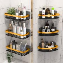 Угловые полки для ванной комнаты Black & Gold Cosmic Aluminium