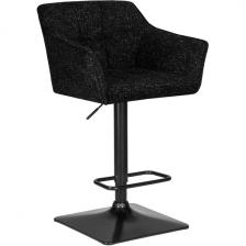 Стул с регулировкой высоты черный барный DOBRIN RALF (черный твид (LEO18)) Dobrin