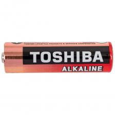 Алкалиновый элемент питания Toshiba LR6 RED 4/card 34540