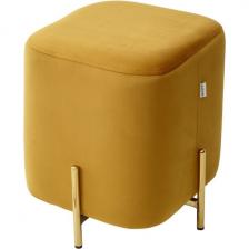 Пуф для гостиной ARES BLUVEL-68 YELLOW / GOLD М-City M-City