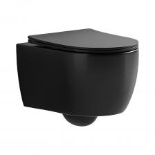 Черная матовая сантехника отличается от белой своей элегантностью и стильностью. Она привносит особый шарм в интерьер и позволяет создать эффектный контраст с другими элементами дизайна. В ходе производства, сырье тщательно перерабатывают, добиваясь максимального коэффициента плотности состава. Изделие покрывают глазурью и применяют обжиг при температуре 1280 градусов. Спекание частиц мельчайших размеров позволяет получить идеально гладкую поверхность с эффектом стекла. Глазурь имеет более толстый защитный слой, такой унитаз дольше сохраняет цвет, имеет стойкость к сколам и трещинам. У более дешевых черных унитазов вместо качественной глазури используется специальная плёнка. Благодаря этому достигается высокая степень прочности и долговечности, что влияет на сроки эксплуатации свыше 30 лет. В комплекте присутствует легкосъемное сидение с крышкой, оснащенное системой микролифт. Сидение выполнено из долговечного полимерного материала дюропласт с антибактериальным покрытием. Снятие осуществляется одним нажатием кнопки. Каскадная система слива омывает всю внутреннюю поверхность чаши, что обеспечивает качественное очищение.