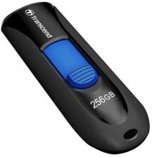 Flash Disk Флешка Transcend JetFlash 790 256 GB, 1 шт., черный/синий